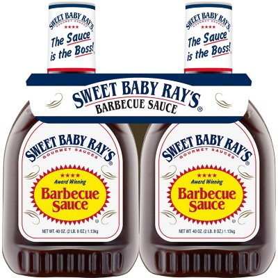 Sweet Baby Ray's Barbecue Sauce, 40 oz., 2-Pack | Original Award-Winning BBQ Flavor