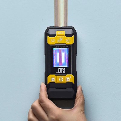 CAT® 4-in-1 Laser Measuring Tool | Precision Distance, Leveling, & Stud Detection