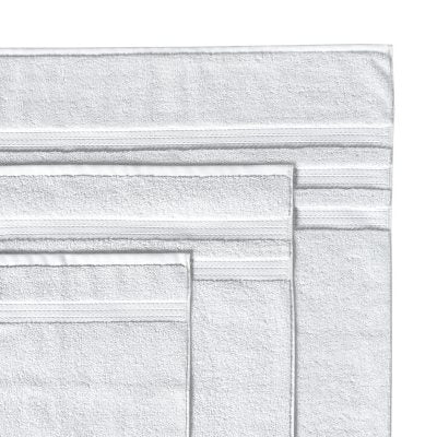 Hotel Premier 6-Piece Towel Set, White | Luxury Cotton Towels for Bath and Spa