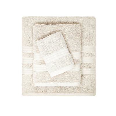 Hotel Premier 6-Piece Towel Set, Dry Sand | Luxury Cotton Towels for Bath and Spa