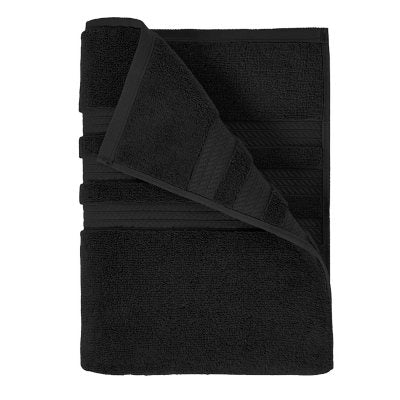 Hotel Premier 6-Piece Towel Set, Black | Luxury Cotton Towels for Bath and Spa