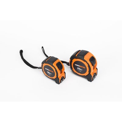 WORX 2-Pack Double-Sided Tape Measure with Magnetic Hook (16FT & 25FT) | Precision Measuring for Home & Jobsite
