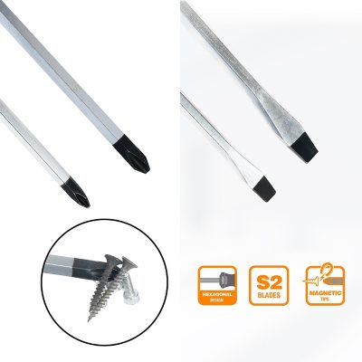 WORX NITRO 15-Piece Screwdriver Set | Precision, Heavy-Duty Hand Tool Kit