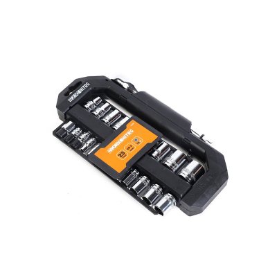 WORX 23-Piece 1/4" + 3/8" Drive Socket Set with Rotatable Rack | Precision Mechanic & DIY Tool Kit