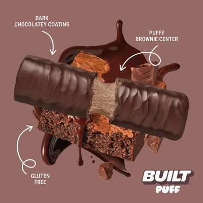 Built Bar Puff & Chunk Protein Bars – Variety Pack, 13-Count | High Protein, Low Sugar, Gluten-Free