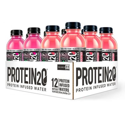 Protein2o + Electrolytes Variety Pack – 16.9 fl. oz., 12-Pack | Hydrating Protein Water with Essential Electrolytes